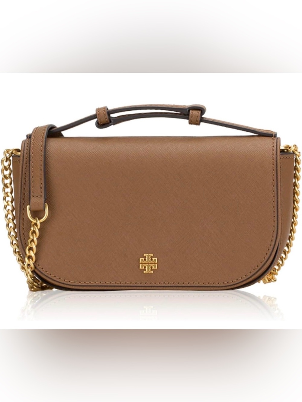 Tory Burch Emerson Top Handle Women's Saffiano Leather Crossbody Bag